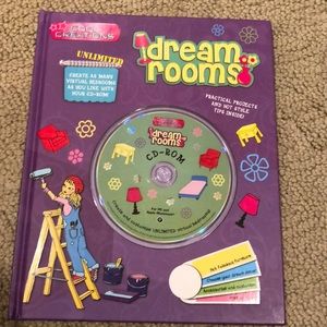 NWT Cool Creations Dream Rooms book and CD ROM